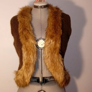 Size Large Faux Fur Vest
